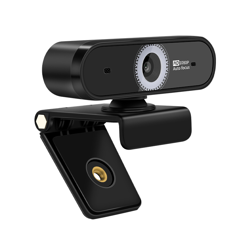 Webcam USB 2K UHD 60fps 5MP com Foco Automático para Videoconferência, Ensino Online, Transmissão e Câmera Digital