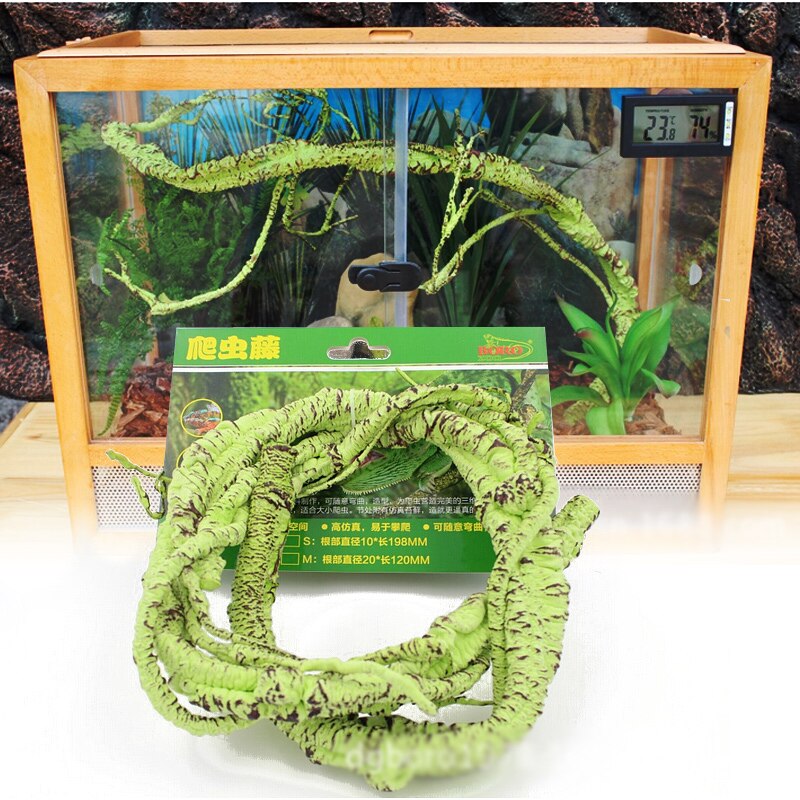Regnskog växter vinrankor reptil simulering rotting husdjur tank akvarium landskapsarkitektur reptil amfibier ödla dekorativ