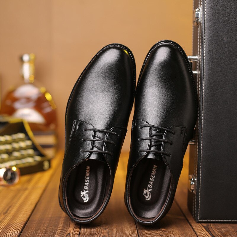 Mazefeng homme plat classique hommes chaussures habillées en cuir verni Wingtip sculpté italien formel Oxford grande taille 38-48 pour automne Sping