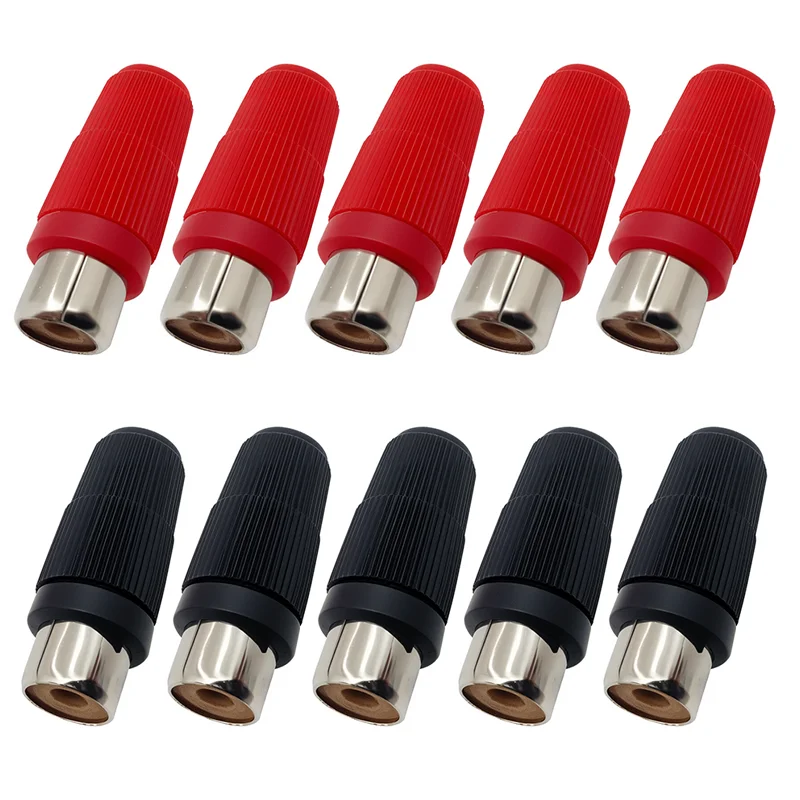 Changer adapter, rca male to female, extension coupler, av connector with dust caps