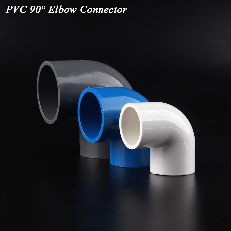 10Pcs 20 25 32 40mm PVC Connector 90Degree Water Supply Pipe Elbow H Plastic Joint Garden Irrigation Water Pipe Fittings