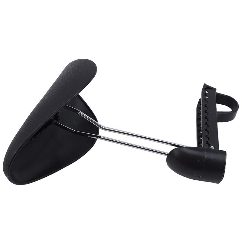 Zapatero de plástico práctico para hombre y mujer, longitud ajustable, organizador de calzado, 1 par