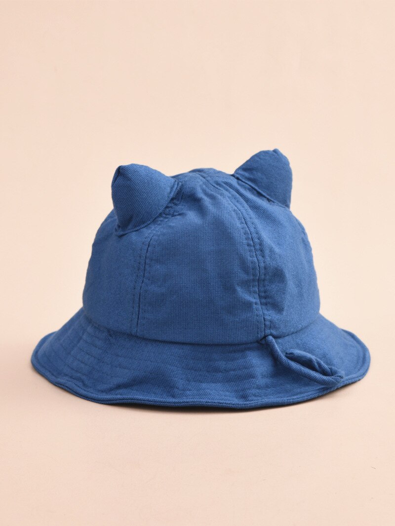 Cute Cat Women Bucket Hat Panama Lady Flat Hat Cap Top Sun Hat Summer Hip Hop Cap Bob Fisherman Chapeau Femme Travel Cap: Blue