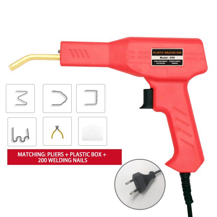 Lassen Machine Plastics Lassers Garage Gereedschap Nietmachines Machine Nietje Pvc Repareren Machine Auto Bumper Reparatie Lassen Tool: Goud