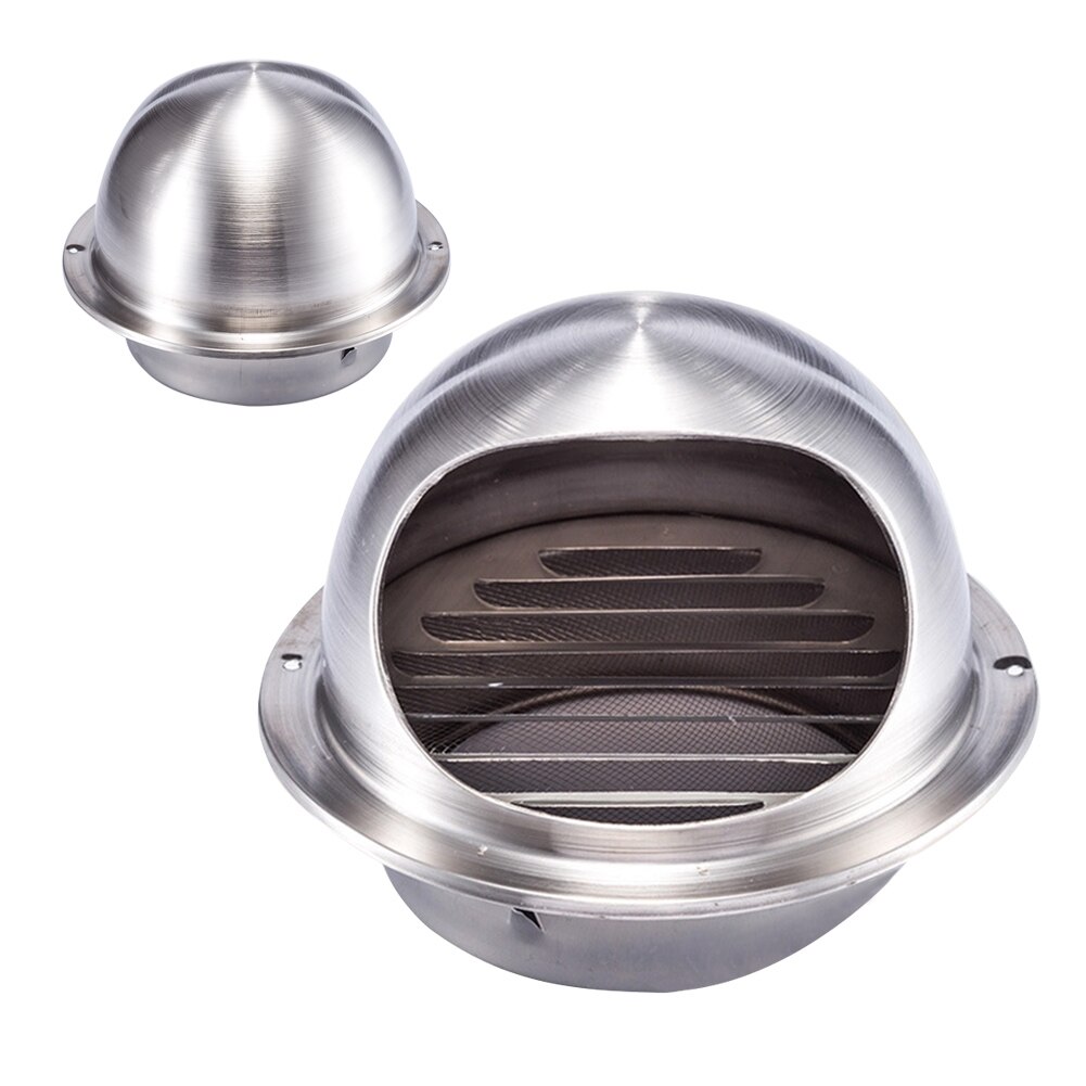 100/120/150/200/250mm rvs afzuigkap, kap externe muur vent cap ventilatie cap air ventilatie ventilator