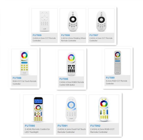 Mi Light Remote 2.4G 4-Zone Led Controller Knop/Touch Rf Wireless Remote FUT005 FUT006 FUT007 FUT089 FUT096 FUT092 FUT091