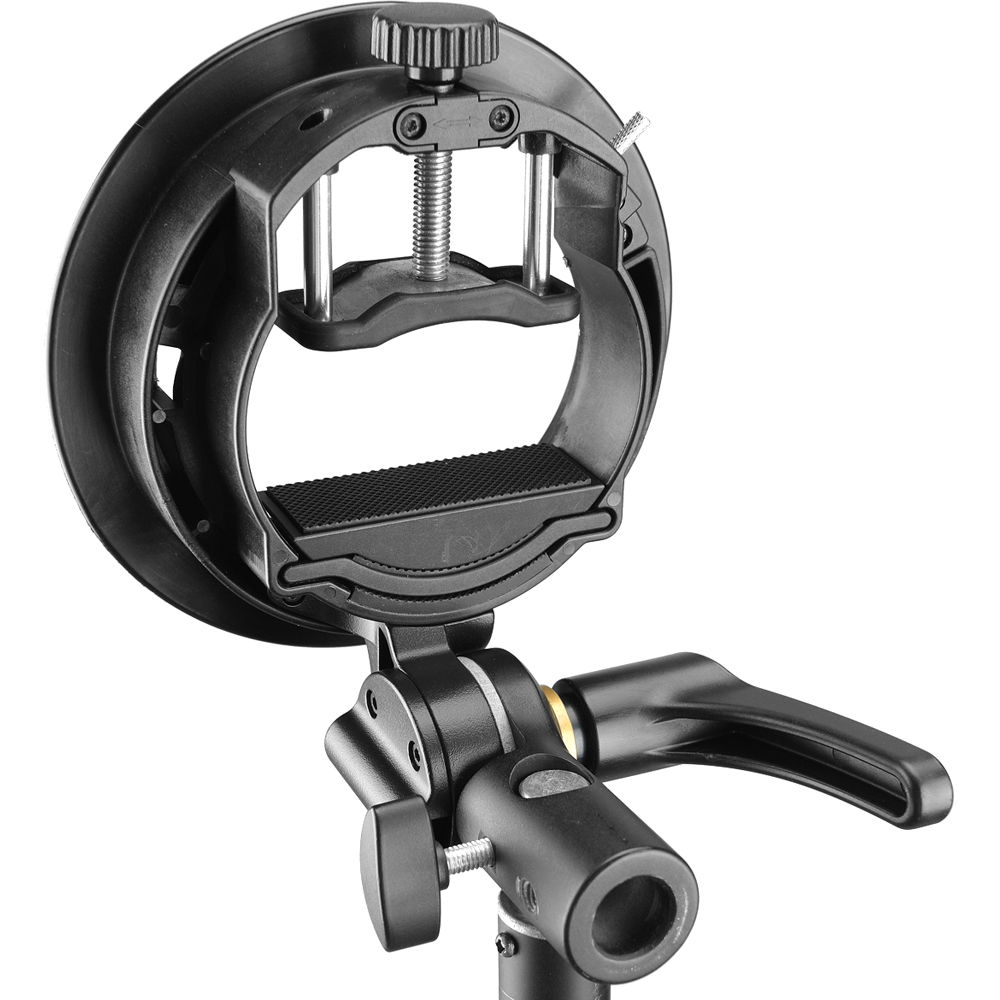 Godox S2 Speedlite S-Type Bracket Bowens Mount for Godox V1 AD200Pro AD400Pro AD200 V860II Precise Tilt Control, Large Handle