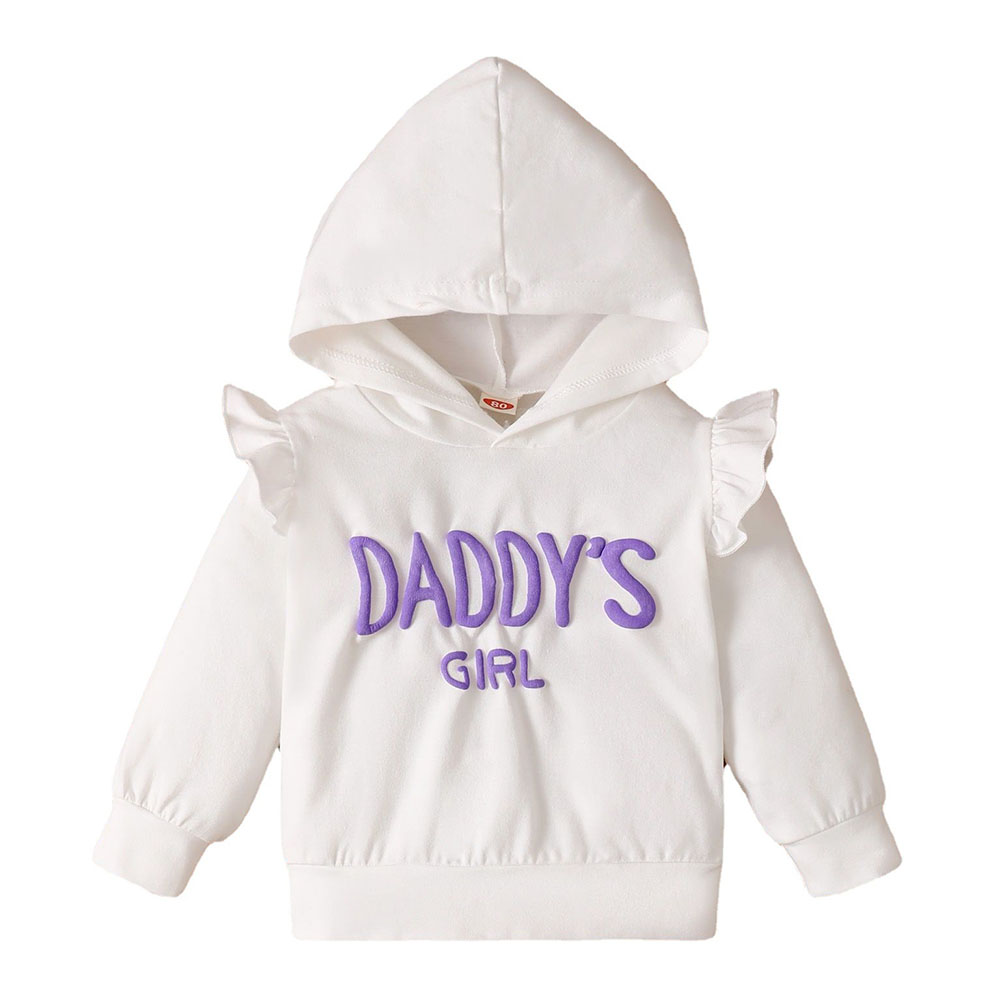 Sweat à Capuche Femme Fluide Avec Imprimé Lettres - Manches Longues, Poches, Polyester - Décontracté, Sport, Quotidien - 4