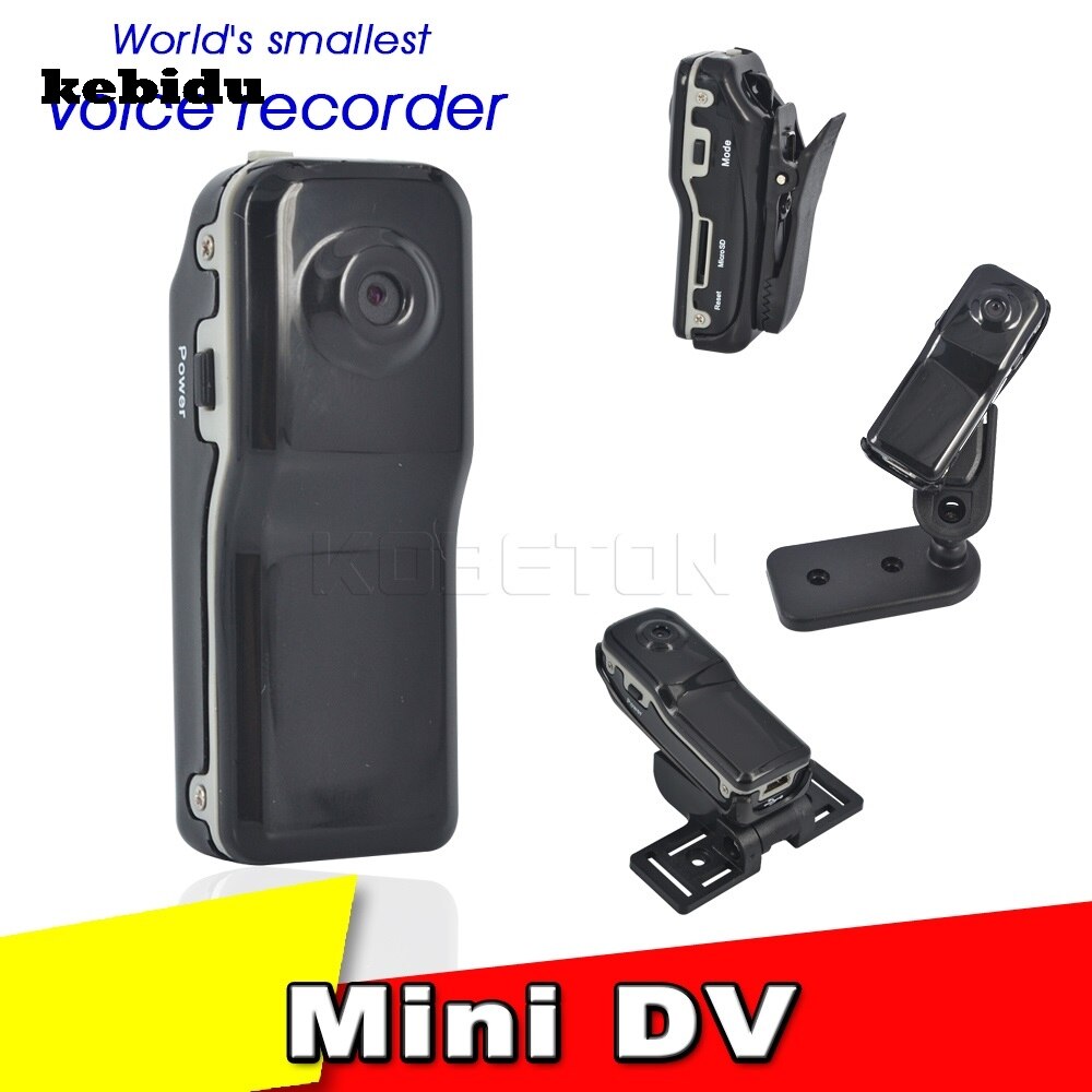 kebidu Mini DV MD80 DVR Video Camera 720P HD DVR sport outdoors with an audio support and clip