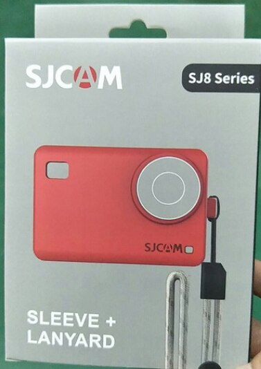 Originele Accessoires SJCAM Siliconen/Mouw + Pols Touw/Lanyard Beschermhoes/Frame/Cover/Grens voor SJ8 Pro Plus Actie Camera