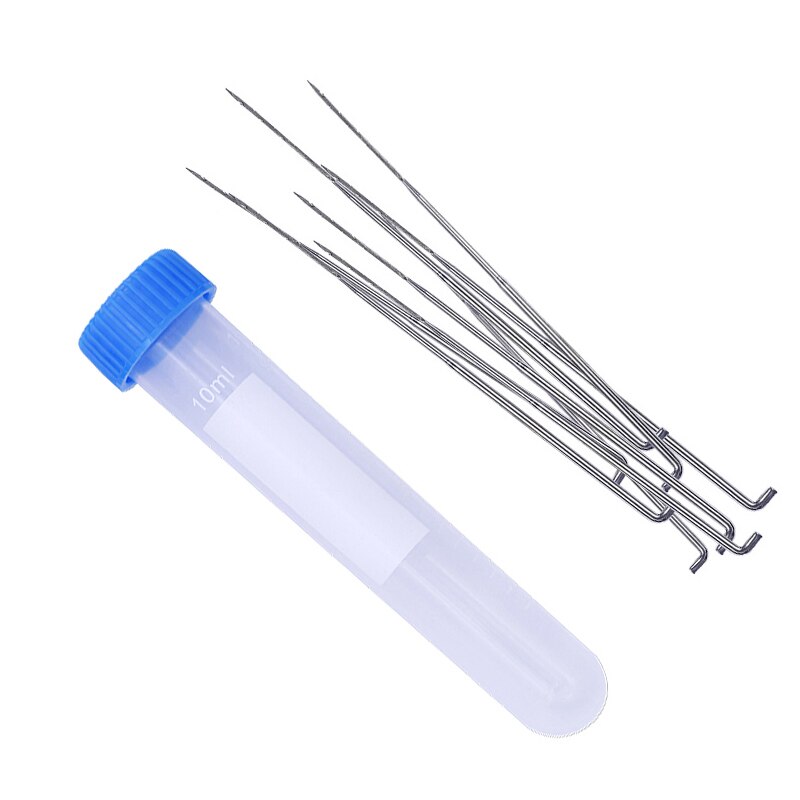 LMDZ-Kit de herramientas de fieltro para principiantes, Kit de agujas de hierro para principiantes, con botella de aguja, 3 tamaños, 10 Uds.