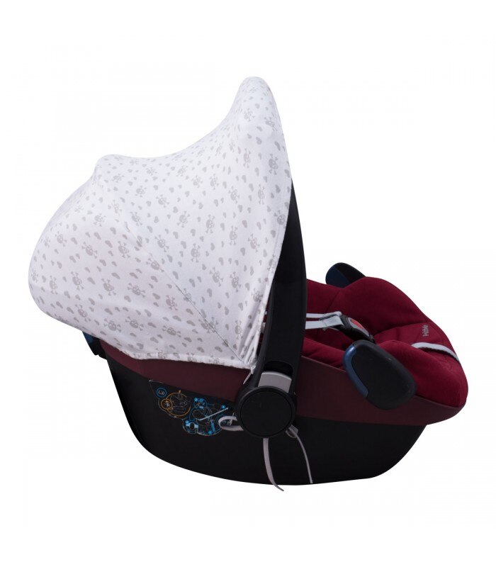 Capota para Maxicosi Pebble y Bébé confort: Grey Skulls