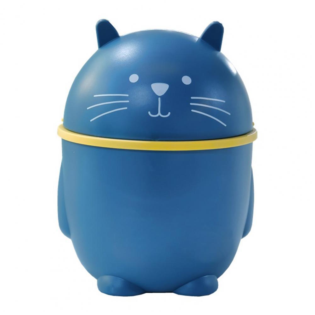 Practical Rubbish Bucket Cute Widely Use Trash Can Large Capacity Waste Container Desk Dustbin Garbage Bucket