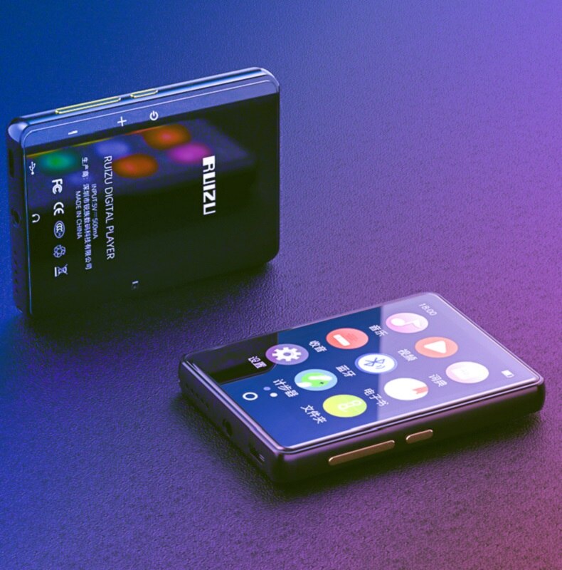 Newest RUIZU M7 Metal Bluetooth 5.0 MP4 player Built-in Speaker 2.8 inch Screen With E-Book Recording Radio Video Pedometer