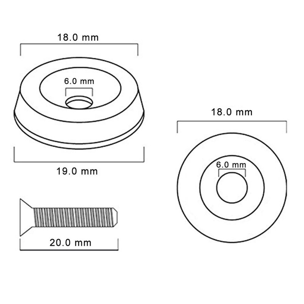 runmade 8pcs/lot Billet Aluminum Fender Bumper Washers Bolt Engine Bay Dress Up Kit 6 Colors