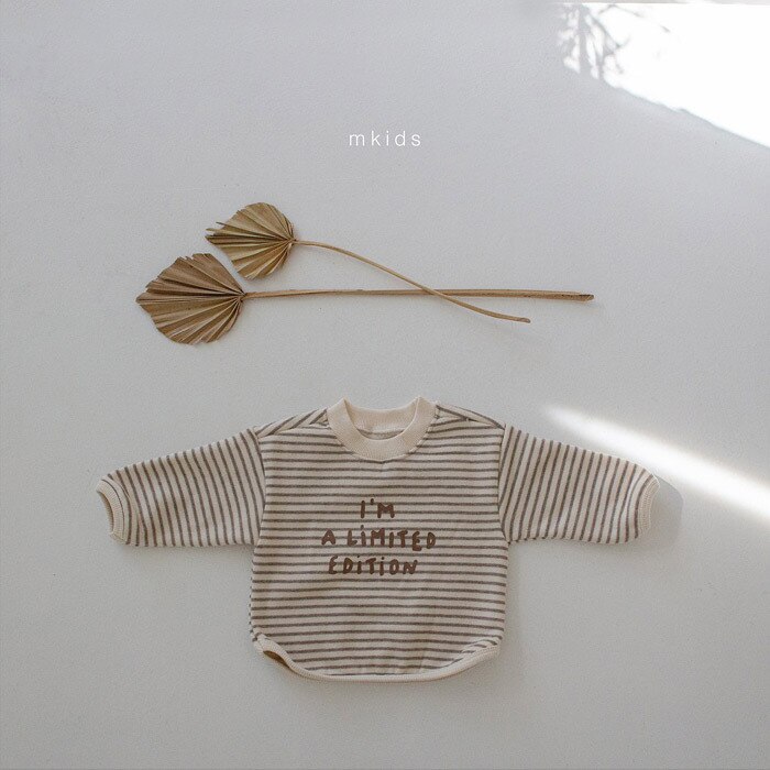 Spring Baby Clothes Boys T Shirts For Kids Long Sleeve Striped Baby T Shirts Letter Print Baby Girl Tee Tops