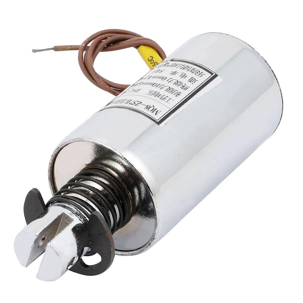 Elettromagnete DC Hechen HS-1264B 12V 55N - Tipo Push-pull, Corsa 10 Mm, Telaio Aperto, Per Serrature E Automatismi