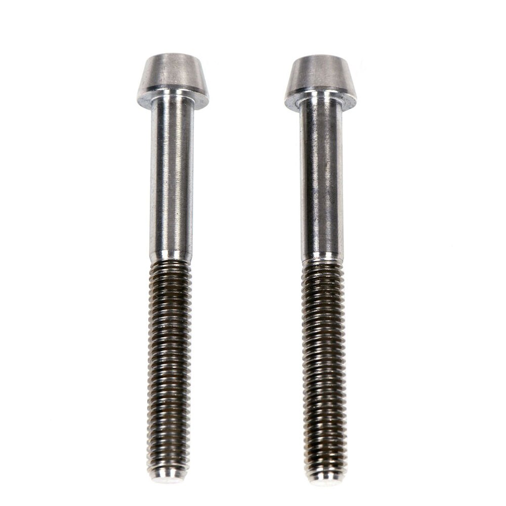 Cykel cykel carbon sadelpind titanium ti bolt konisk hoved  m5 x 45mm carbon sadelpind bolte skruer 2 stk.