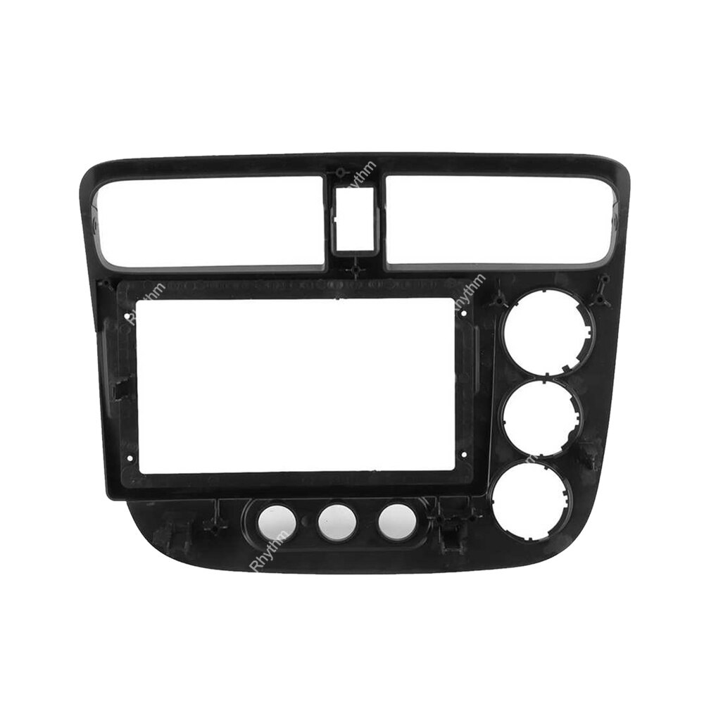 9 Inch Car Fascia For Honda Civic 2001-2005 LHD Double Din Car Frame Dashboard Install Panel Trim Refitting Kit