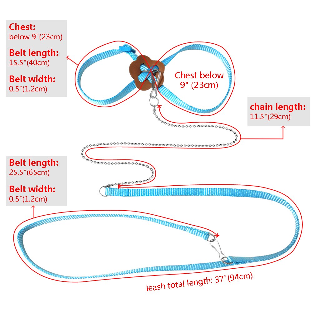 Einstellbare Haustier nutzbar machen und Leine Für Hamster Frettchen Ratte Maus Hase Nylon Geschirre Weste Blei Seil Leine Guinea Schwein Zubehör