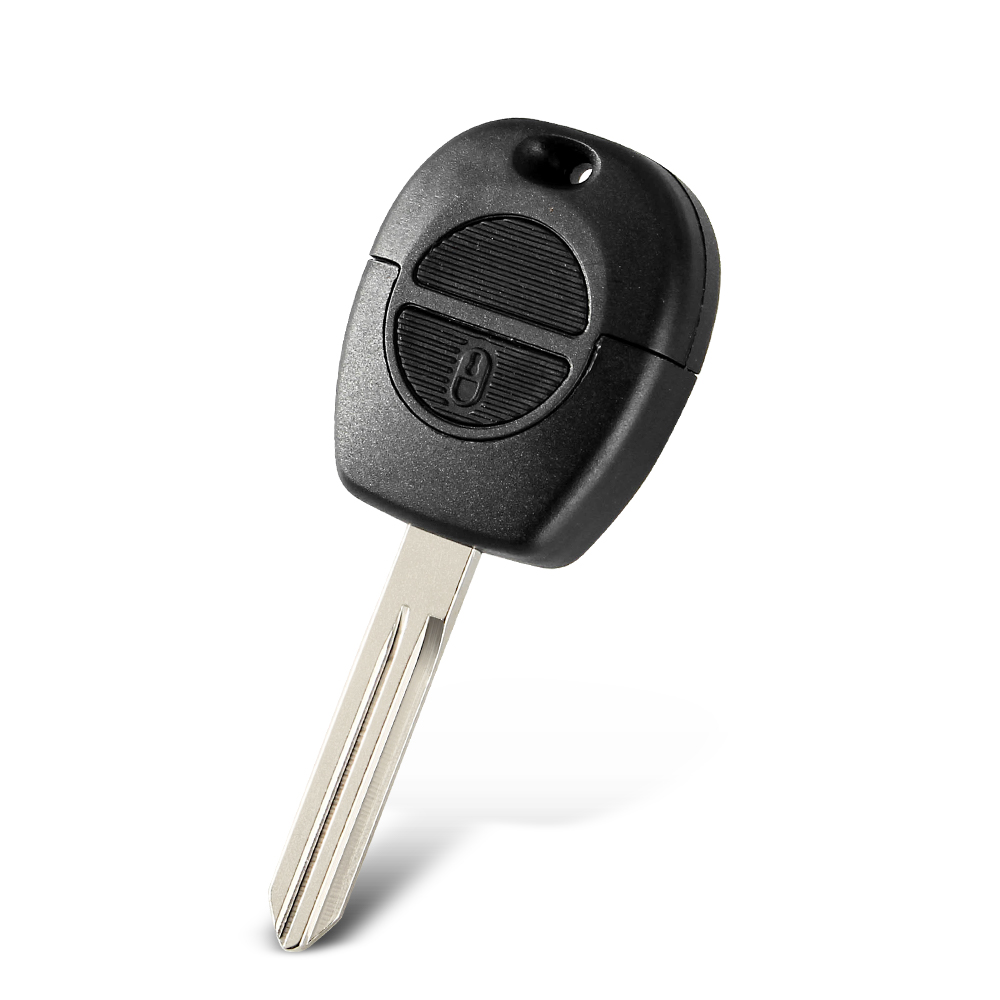 KEYYOU carcasa de llave remota 2 botones para NISSAN Pulsar Patrol Primera Xtrail Terrano Almera Micra NSN14 hoja Fob reemplazar funda de llave