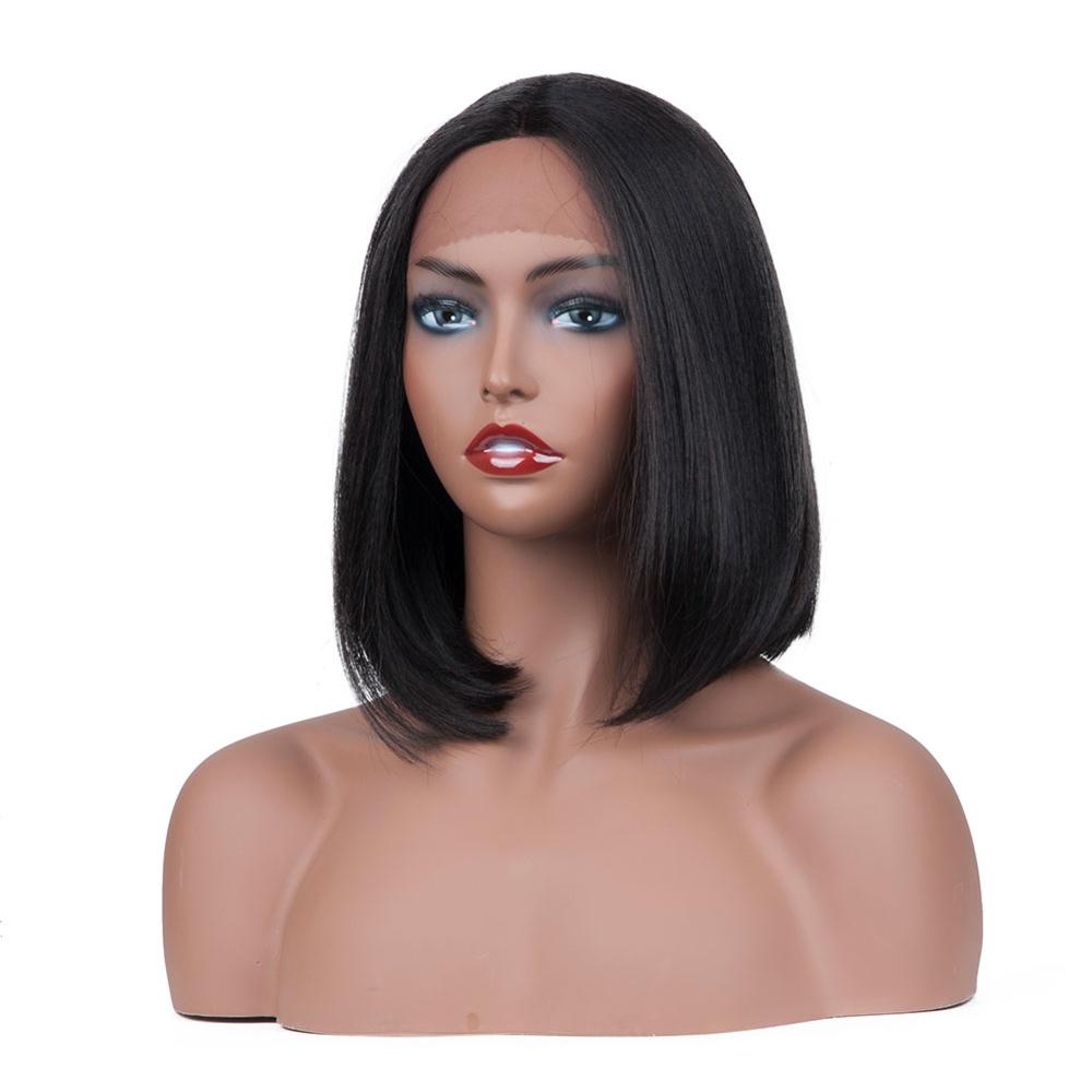 Straight Heat Resistant Bob Synthetic Wigs: #2
