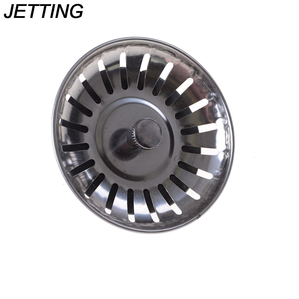 80Mm Badkamer Gootsteenzeefje Rvs Water Stopper Sink Sink Water Filter Plug Aanrecht Accessoires Keuken Gereedschap