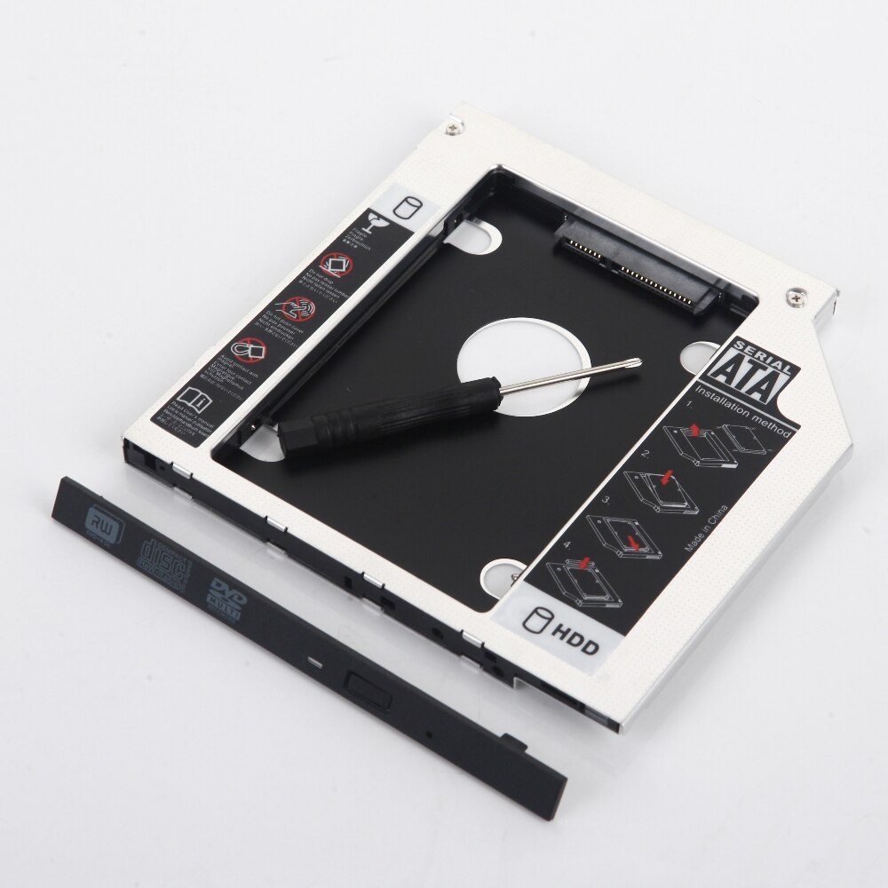 9.5mm 2nd HDD SSD dysk twardy optyczny nosiciel kijów golfowych rama dla Lenovo G500s G505s Ideapad P400 Z500 Z500t Z510 Z510t Ideacenter 700-24ICH