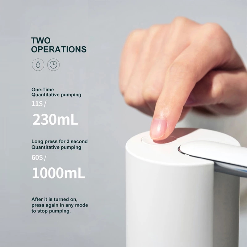 Xiaomi 3life electric barreled water pump household USB rechargeable folding water dispenser automatic water dispenser