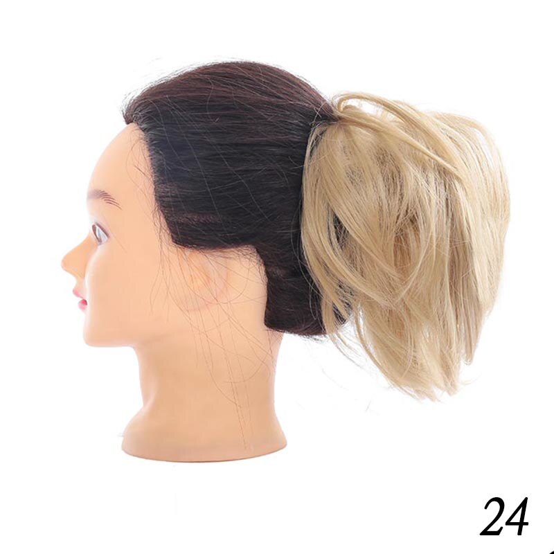 XUANGUANG chignon queue de cheval décoiffé | Chignon pour femmes, chignon à donuts, haute température et résistant à la chaleur: 24