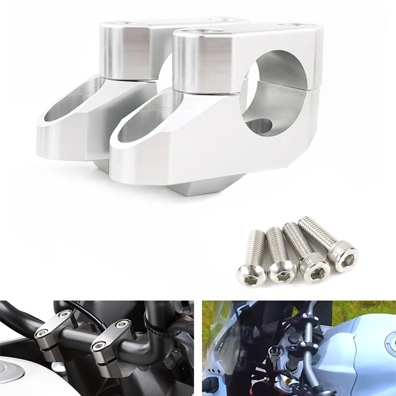 Fit Voor Yamaha Xv 1600 Road Star XV1700 V-Star 1100 Royal Star 25.4Mm 1 &quot;Stuur Riser terug Verplaatst Up Montage Risers Aluminium