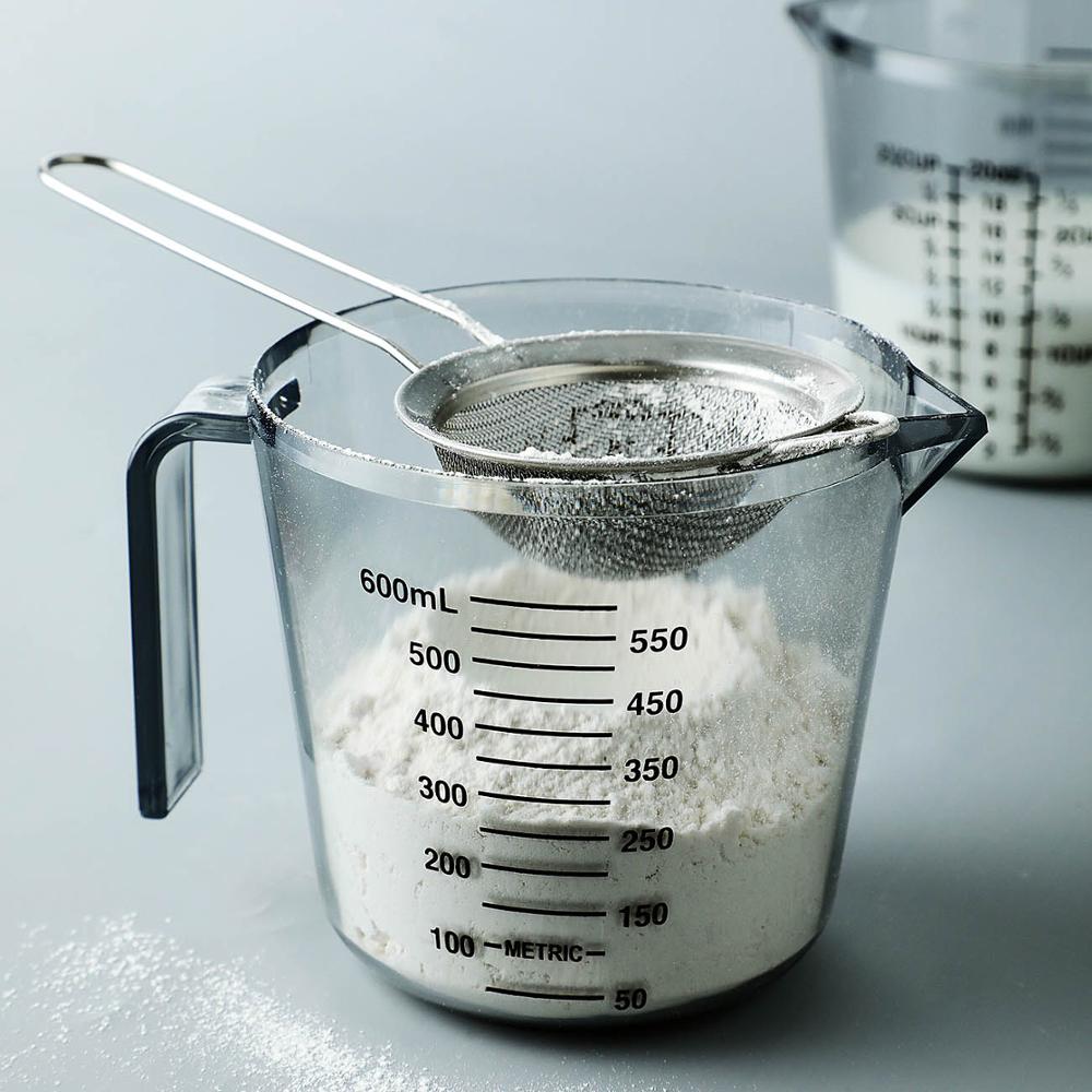 600ml Thicken Plastic Measuring Cup Jug with Scale Drinkware Milk Measure Liquid Cup Container Kitchen Measuring Tool For Baking