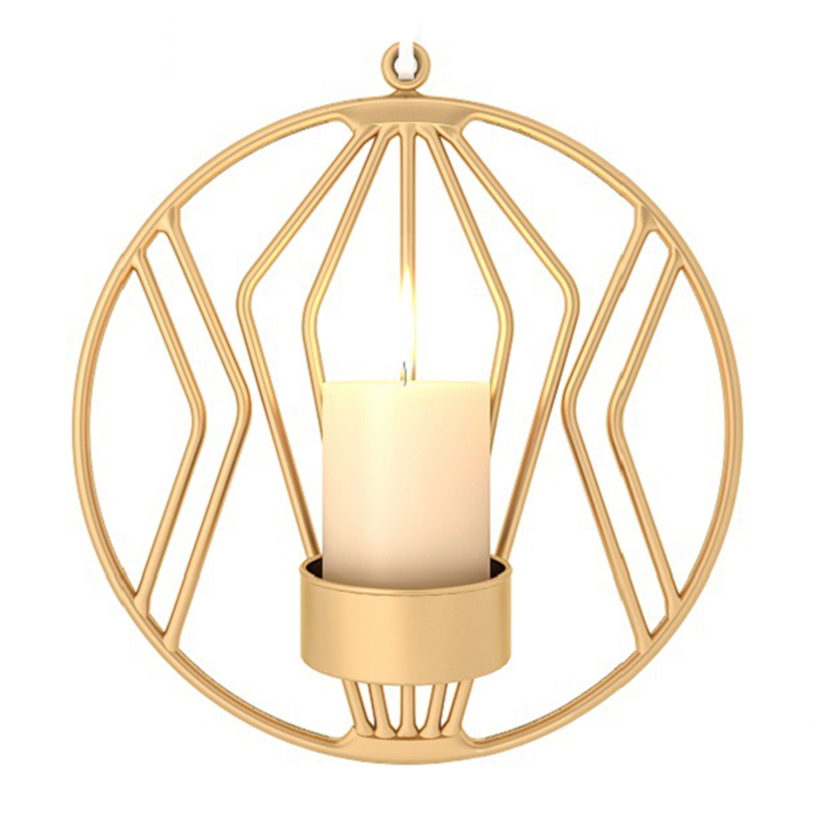 Metalen Kandelaar Vintage Romantische Home Party Bruiloft Decoratie Ijzer Kaarshouder Goud Brons Diner Decoratie bij kaarslicht