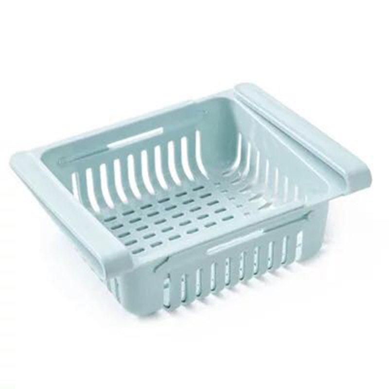 Kreative haushalt kühlschrank kunststoff lagerung korb lebensmittel und getränke schublade Kasten küche kleinigkeiten Abschluss fallen YHJ121303: B Blau