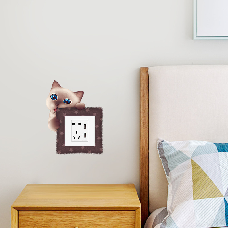 Cubierta protectora De Pared para Pared, cubierta De Pared con marco De habitación, enchufe De salida, decoración para pegatina en interruptor De enchufe