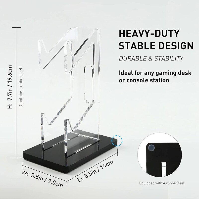 Controller Stand Holder Fits Modern and Retro Game Controllers Display Organization Handcrafted Controller Accessories A0NB