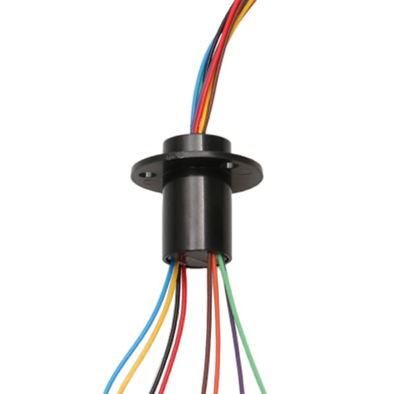 Anillo colector eléctrico Micro giratorio de 2/4/6/8/12/18 canales 2A de diámetro 12,5mm para modelo de excavadora RC DIY PTZ Gimbal: Borgoña