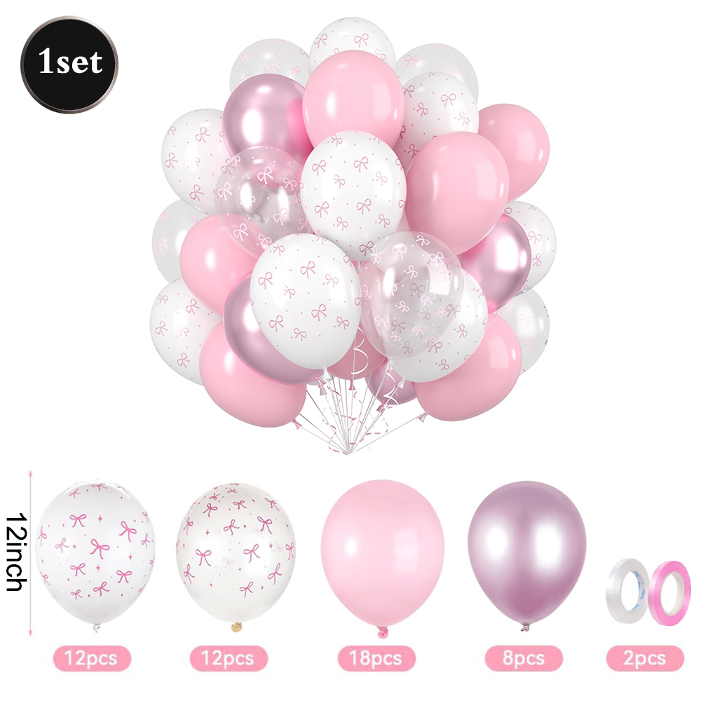 Globos con lazo blanco y rosa, decoración de coqueta, globo de látex para niñas y mujeres, decoración rosa para cumpleaños, suministros para de bienvenida de bebé y boda: Verde menta