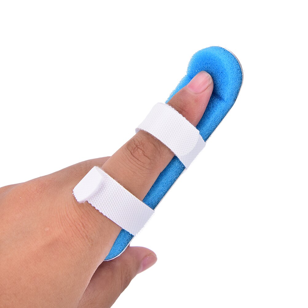 3 storlekar stödstag fingerskydd smärtlindrande aluminium fingerklubba skena