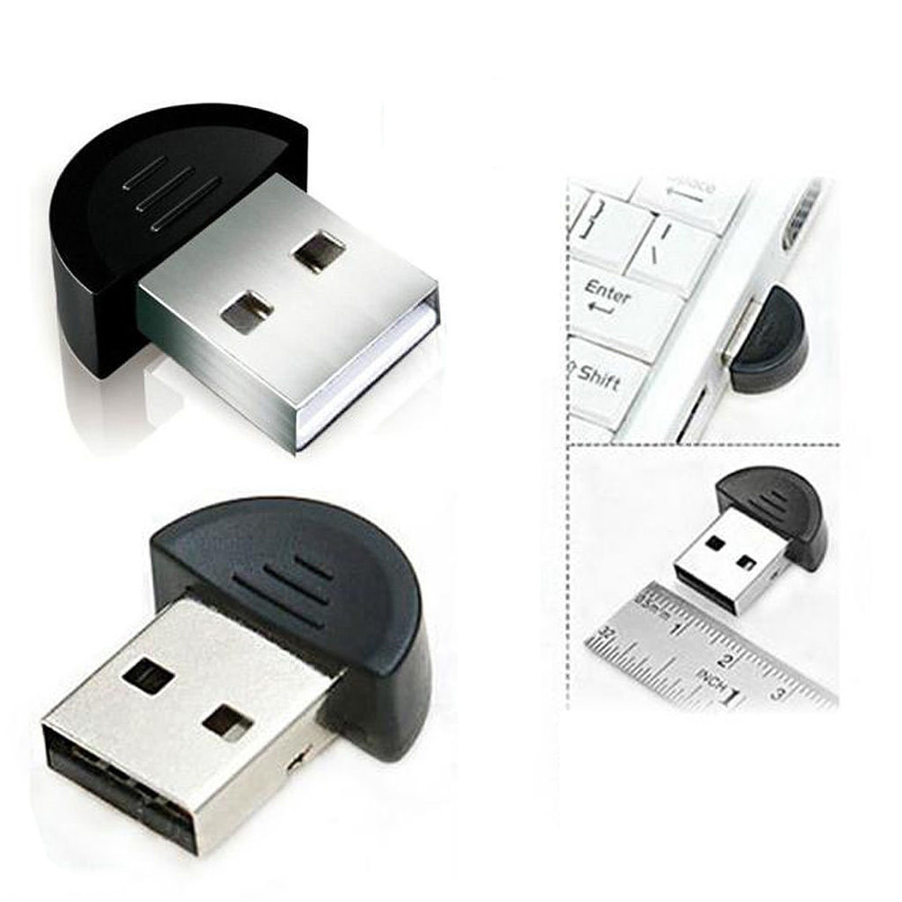 Mini USB Bluetooth V2.0 Dongle Adapter Wireless Receiver for PC Laptop Computer