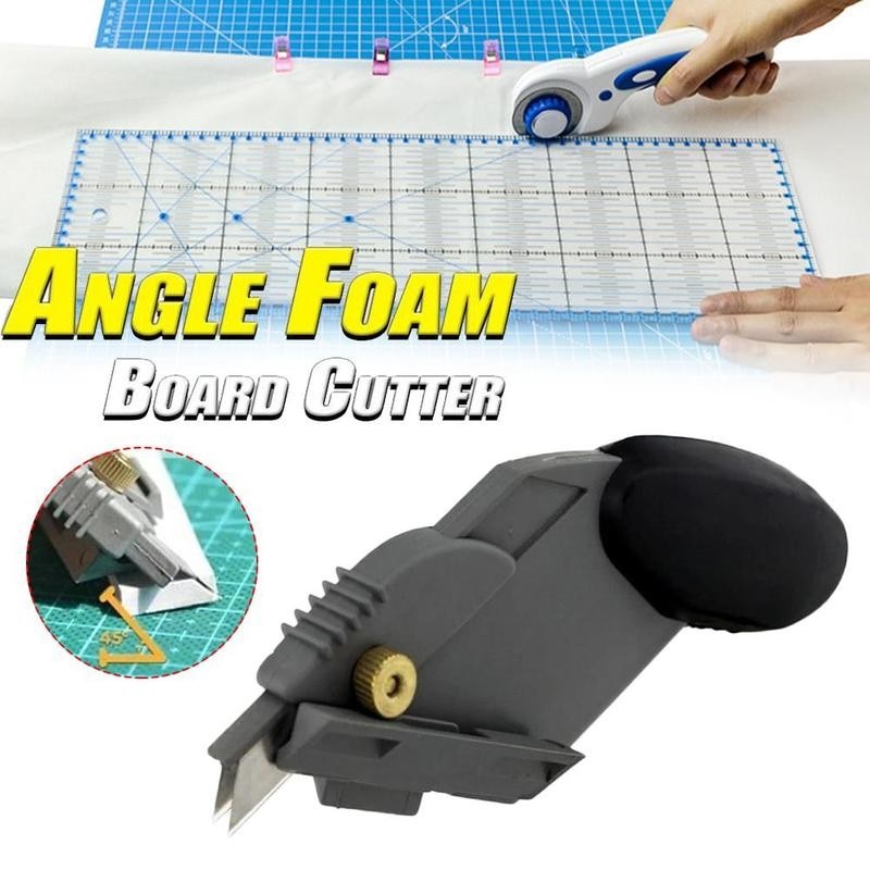 1 Pc Angle Foam Board Cutter 45&90 Degree Angle Easy Mat Cutter With 6 Spare Blades Card DIY Cutting Tools For Paper Board