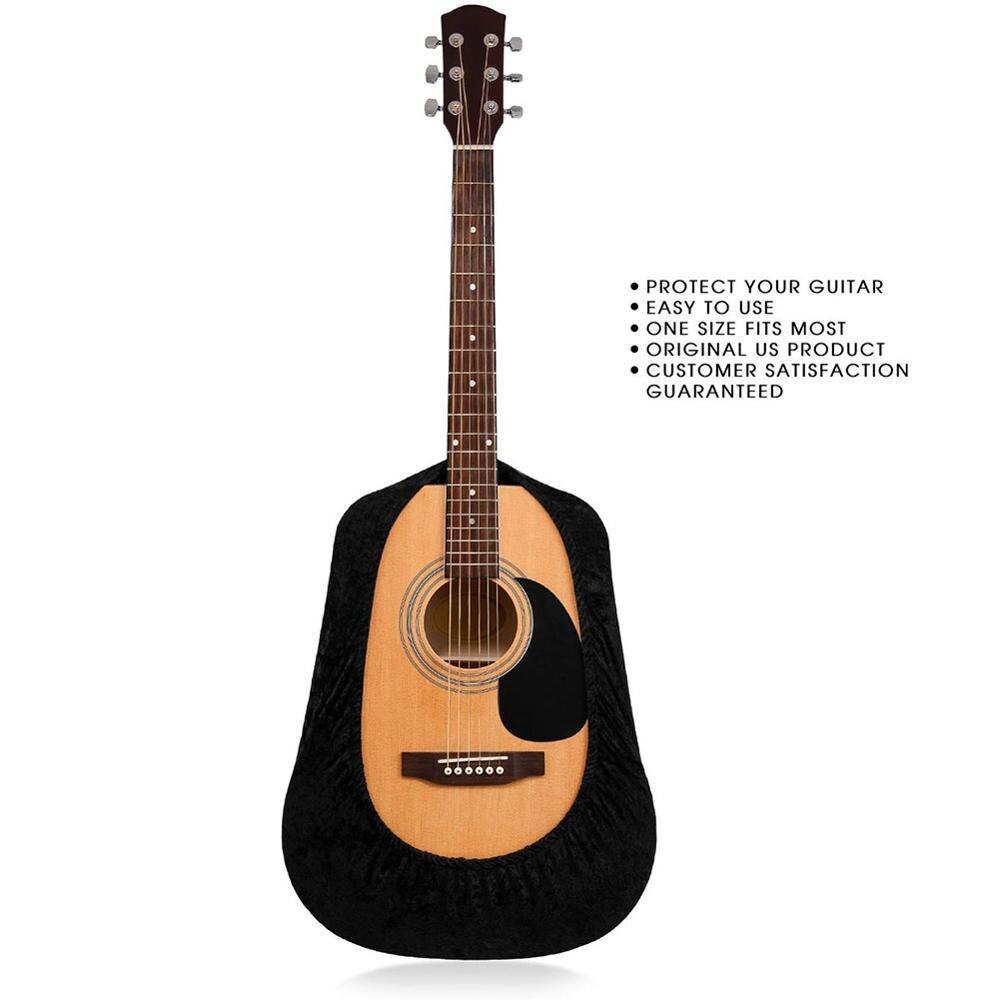 Guitar Cover Velvet Guitar Protector Guitar Gig Bag Protective Classical Sleeve for Acoustic Arch Top and Cutaway Guitars