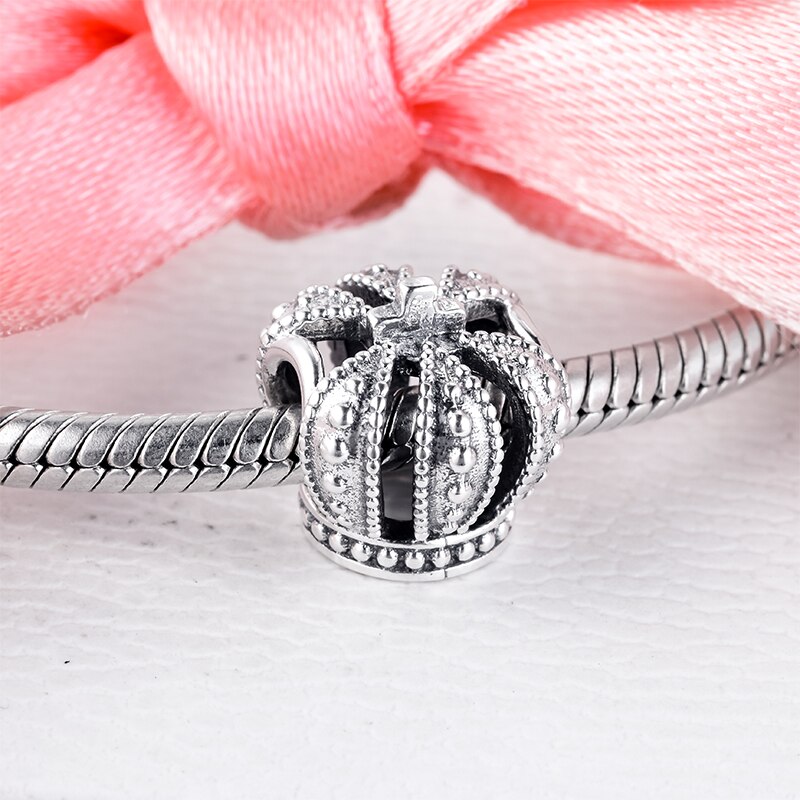 Ckk Royal Crown Charm 925 Sterling Zilveren Kralen Voor Sieraden Maken Diy Sieraden Voor Vrouwen 02W099