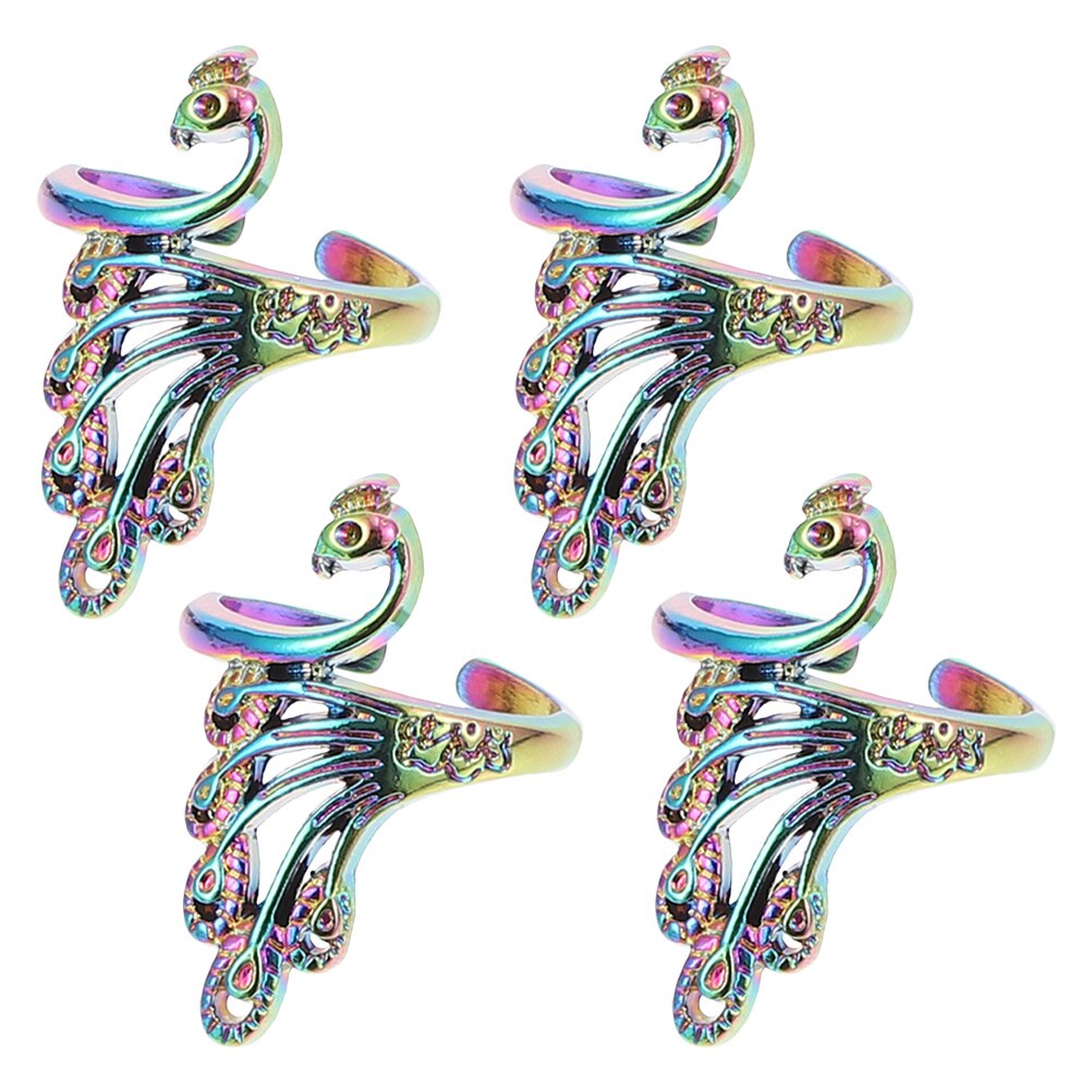 5pz anelli per maglieria anelli intrecciati semplici anelli aperti anello per dito ornamento: colorato