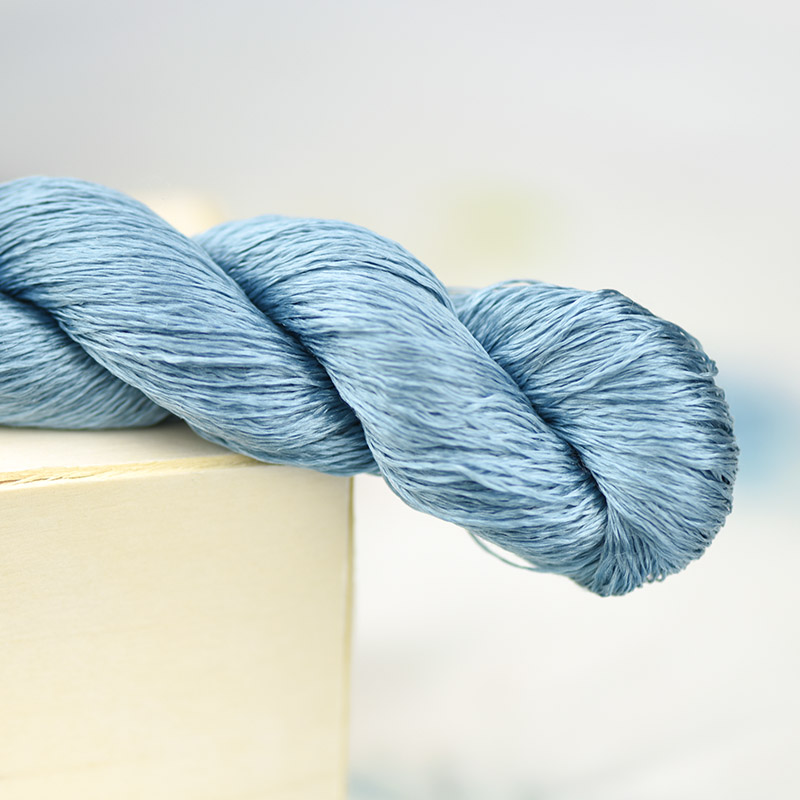 silk embroidery thread / 100% silk thread /hand embroidery embroider cross stitch/Prussian blue/8 pure colors: 4