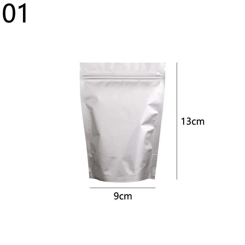 Aluminium Folie Zip-Lock Beutel Wiederverschließbaren Candy Beutel Verpackung Liefert Selbst-abdichtung Lebensmittel Lagerung Tasche Dicke: 9x13cm