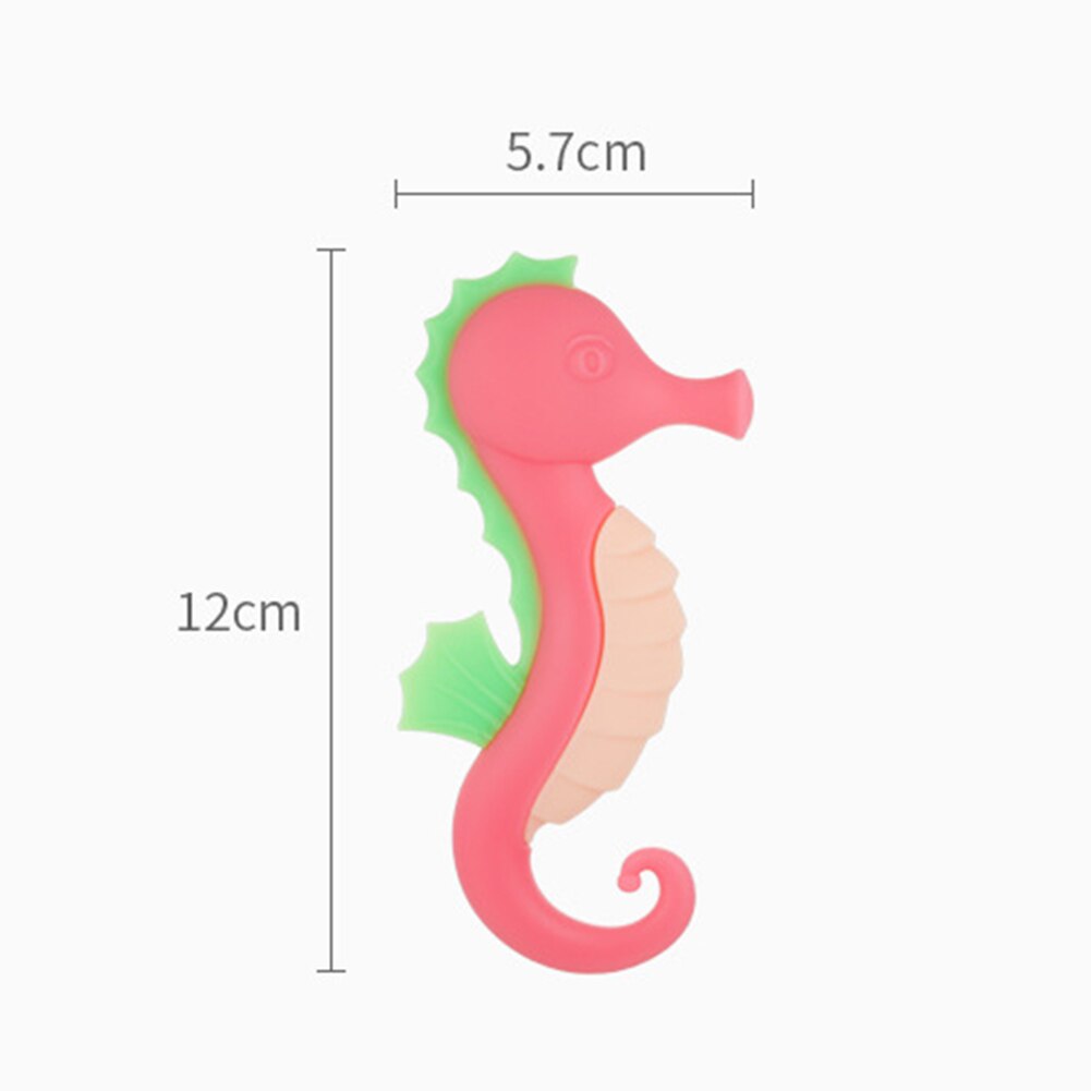 Silicone Food Grade Baby Teethers Hippocampus Toy Massage Gums Chewable Pacifier Oral Care Baby Teething Training Toothbrush