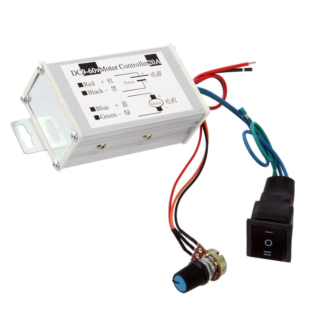 DC SoftStart Reversible Motor Speed Control PWM Controller 12V 24V 36V 48V