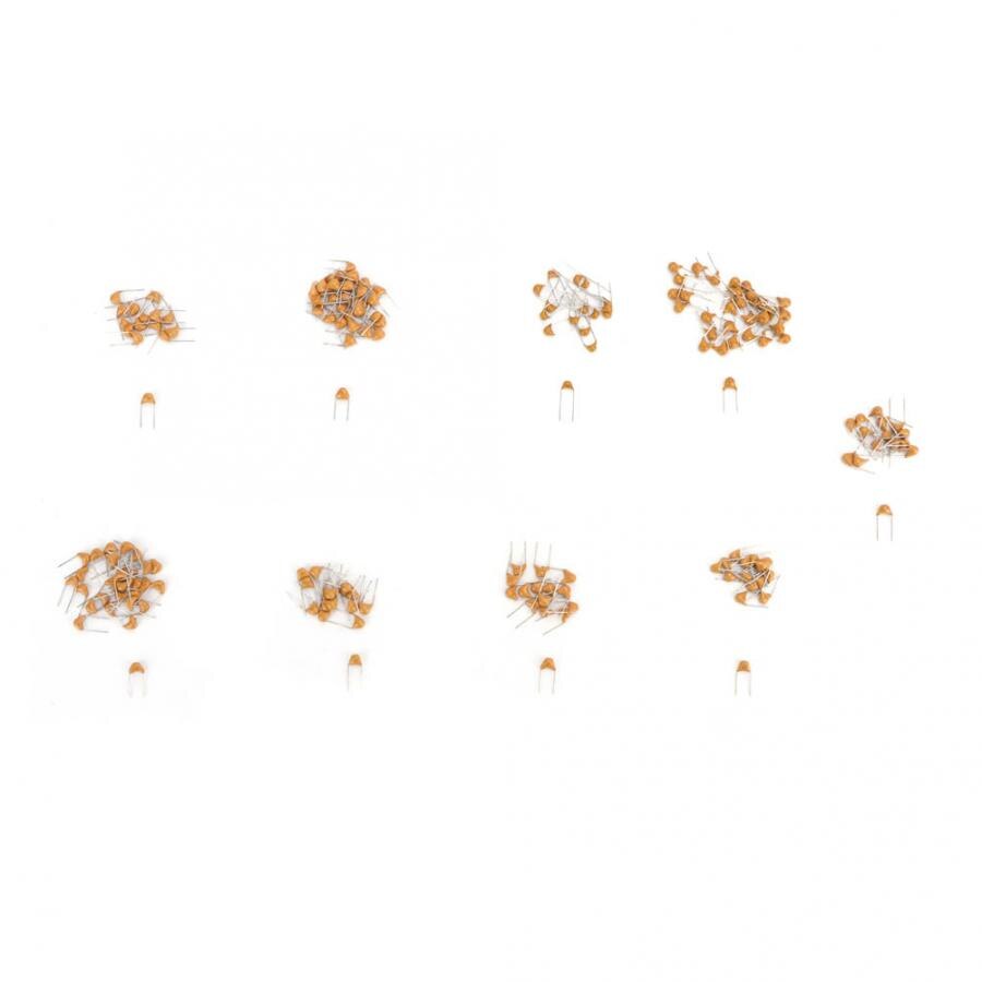 645PCS 50V Electrolytic Capacitor Monolithic Multi-layer Ceramic Capacitor Assortment Kit Ceramic Capacitor