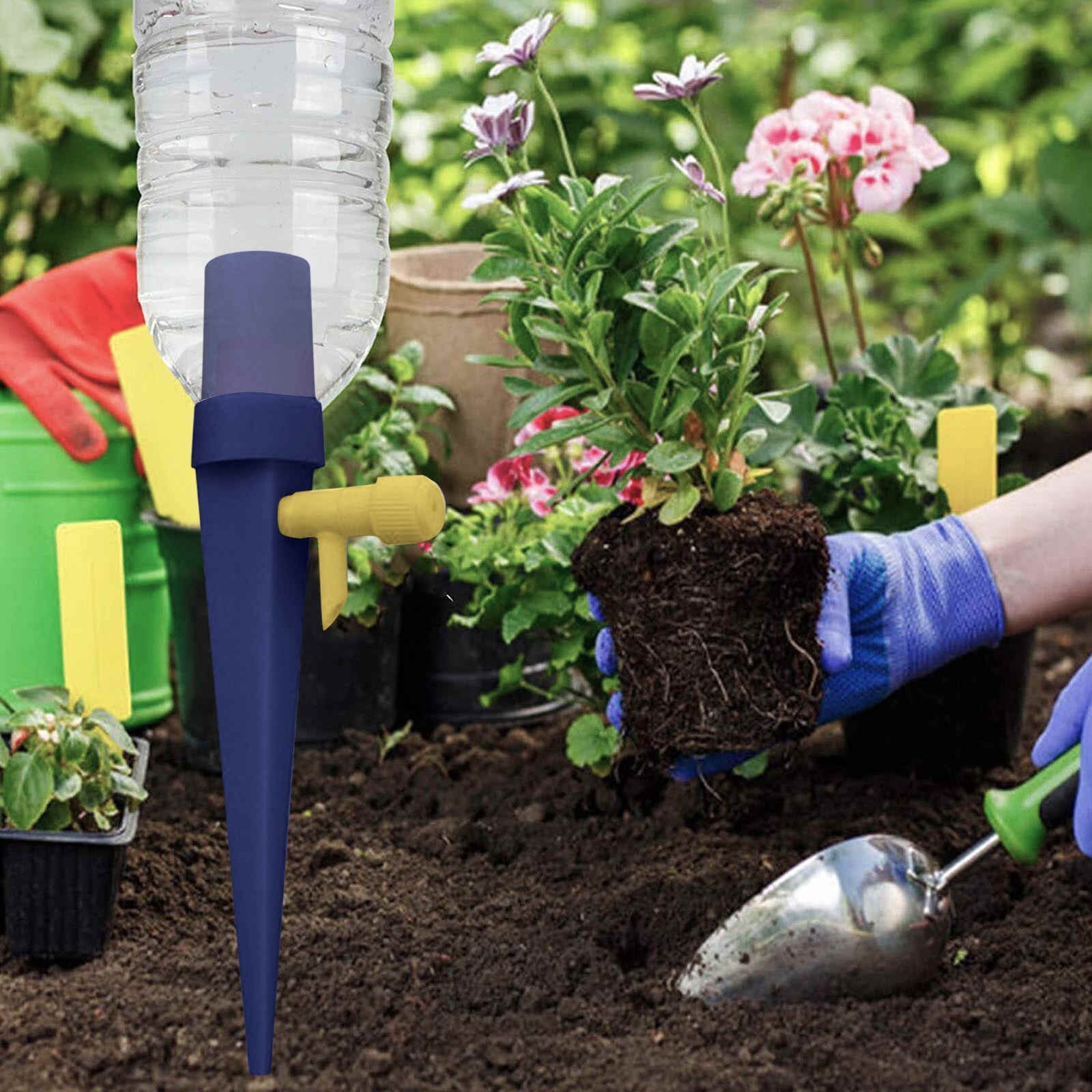 Automatic Plant Automatic Dripper With Control Tap Switch Garden Tool For Flower Pot Detachable Accessory Plant Self Watering D4